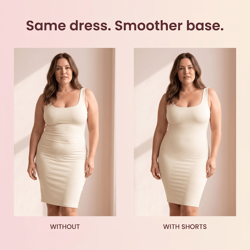 High-Waisted Seamless Shapewear Shorts