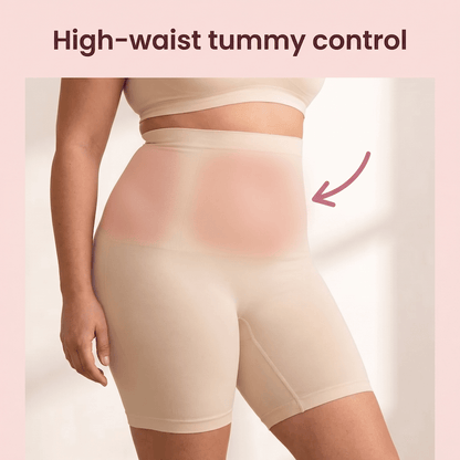 High-Waisted Seamless Shapewear Shorts