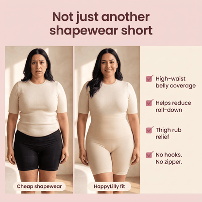 High-Waisted Seamless Shapewear Shorts