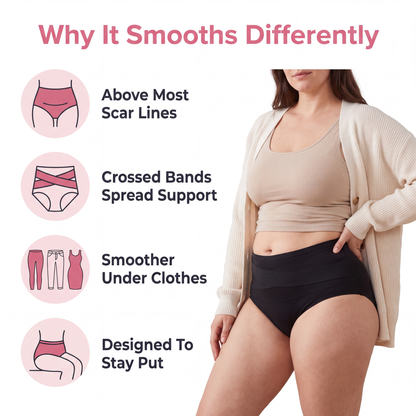 The Postpartum Panty That Makes You Look Up to 2″ Smaller Under Clothes