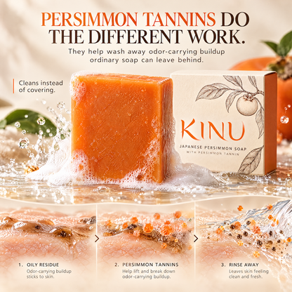 Persimmon Soap for Stubborn Midlife Odor