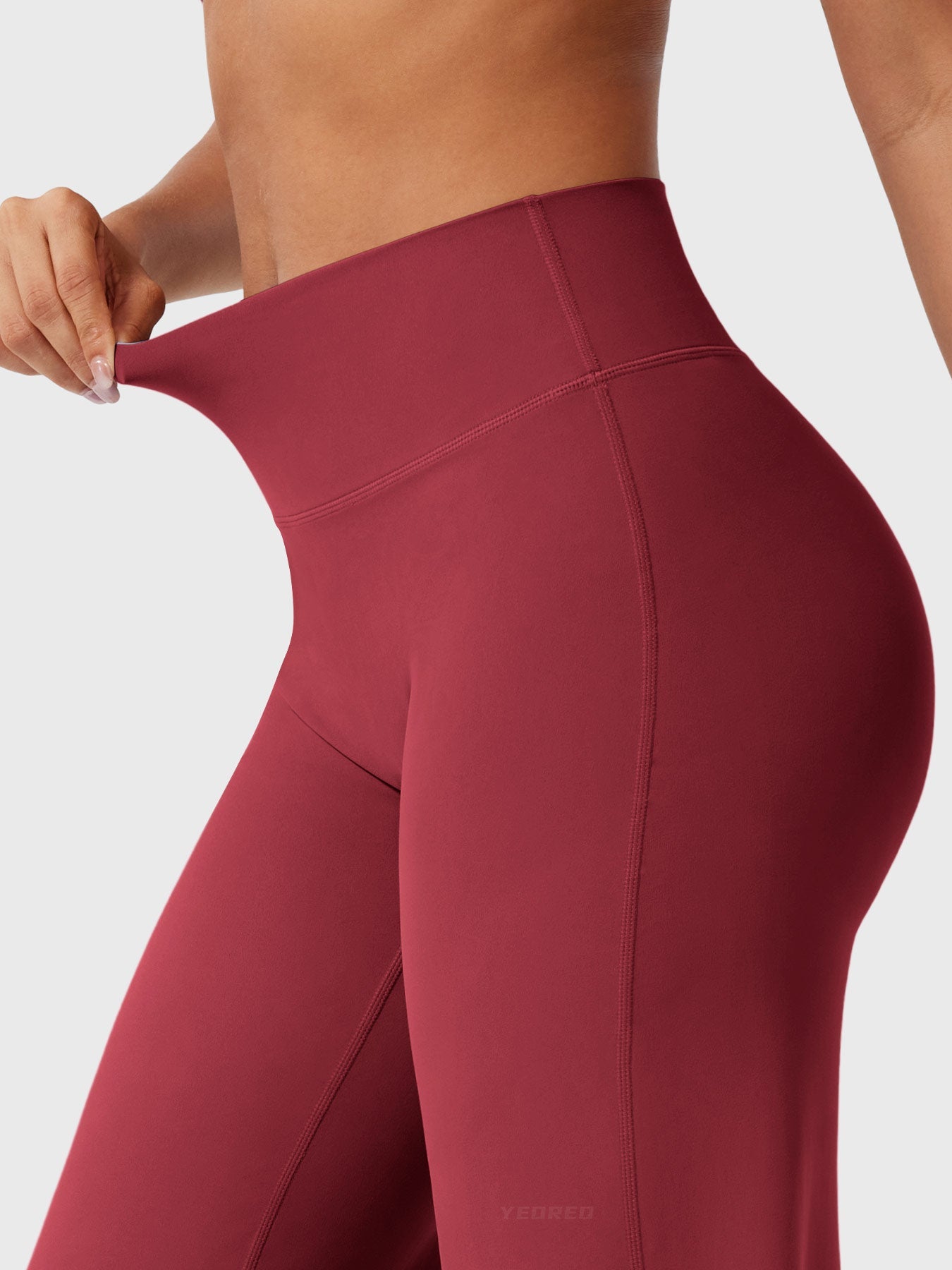 Clean-Front Straight-Leg Pant Leggings
