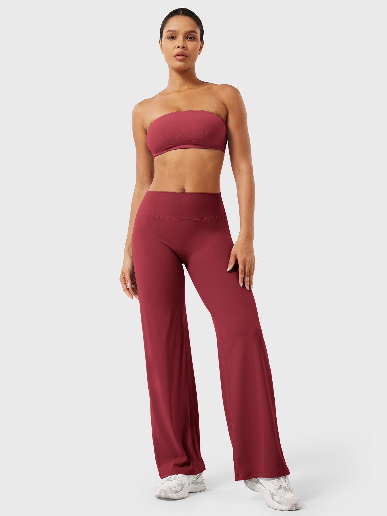 Clean-Front Straight-Leg Pant Leggings