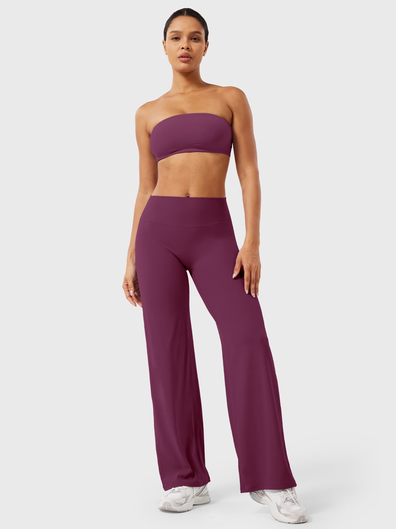 Clean-Front Straight-Leg Pant Leggings