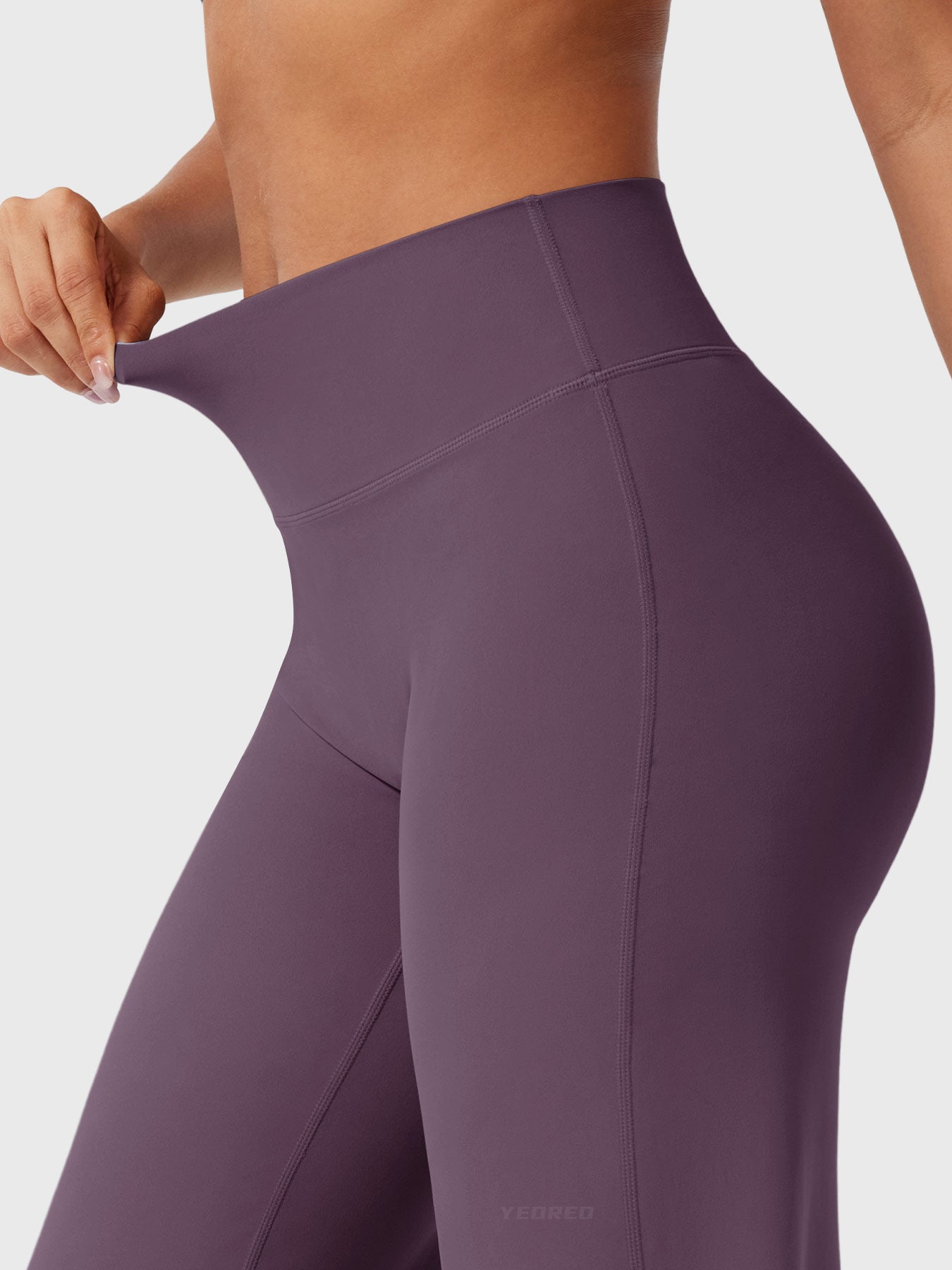 Clean-Front Straight-Leg Pant Leggings