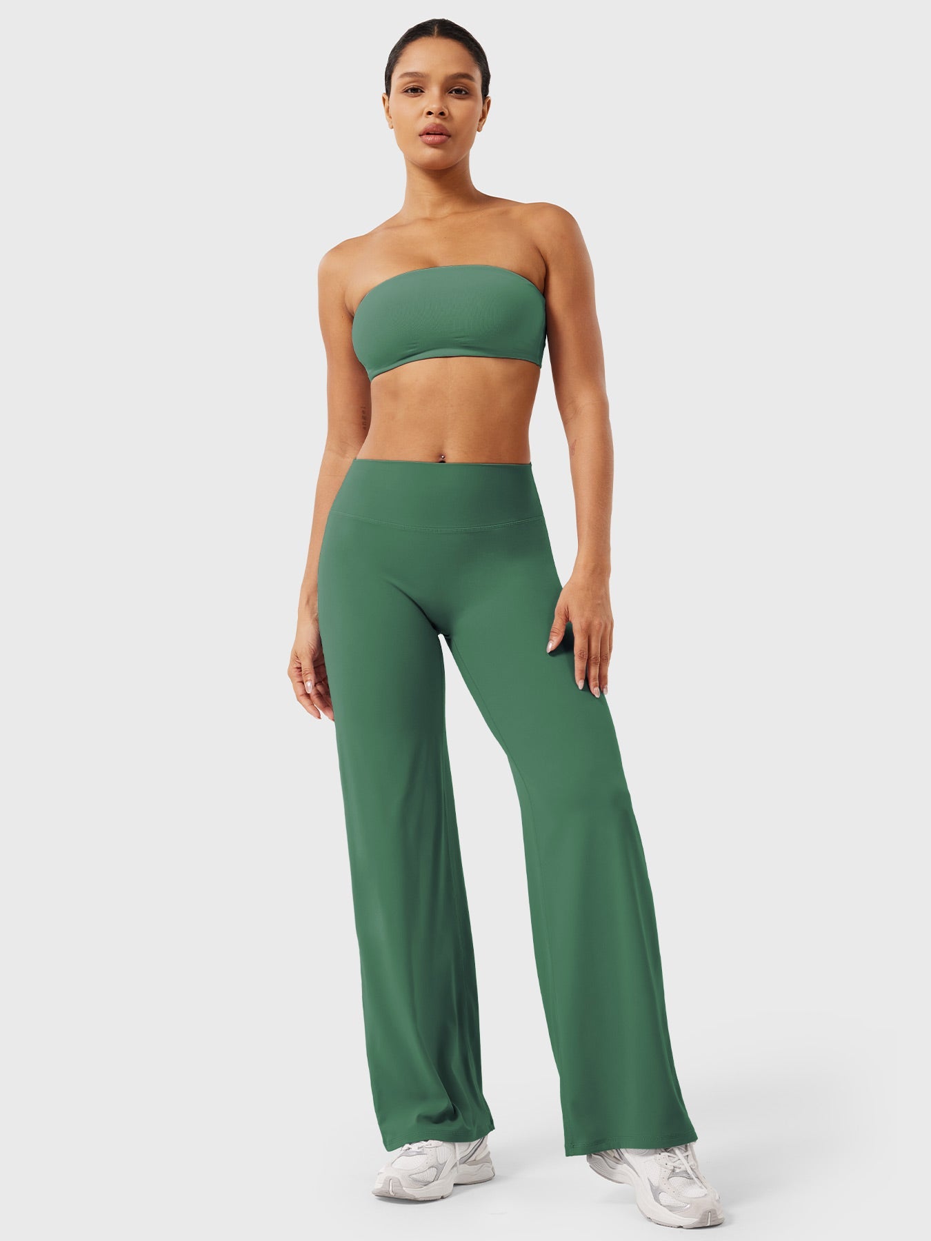Clean-Front Straight-Leg Pant Leggings