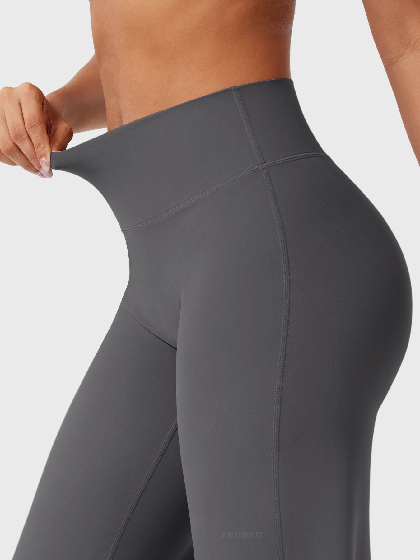 Clean-Front Straight-Leg Pant Leggings