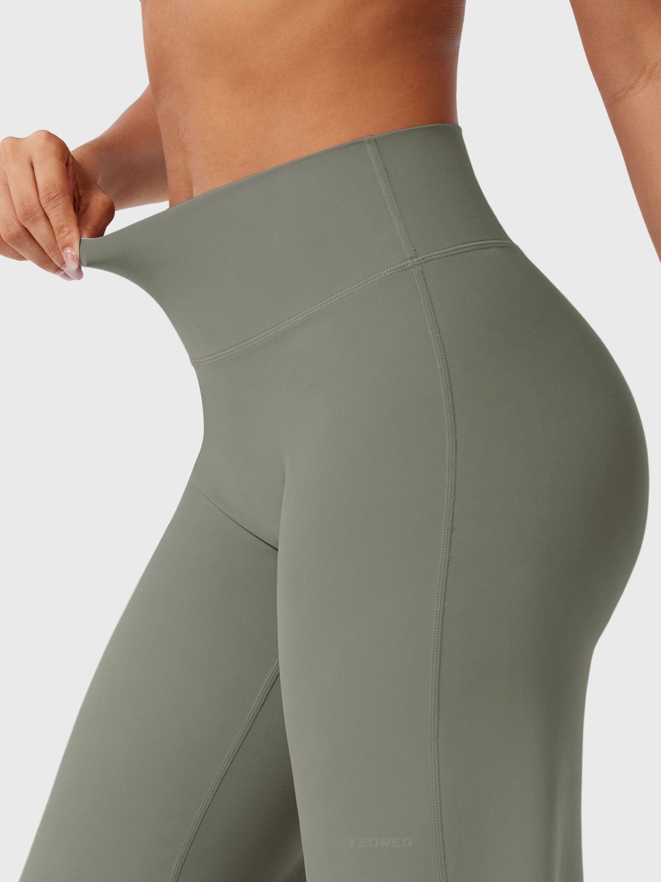 Clean-Front Straight-Leg Pant Leggings