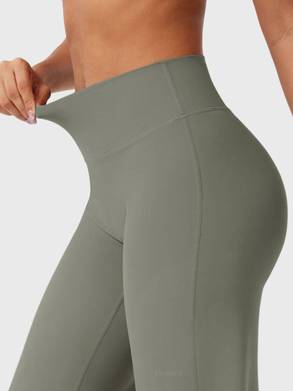 Clean-Front Straight-Leg Pant Leggings