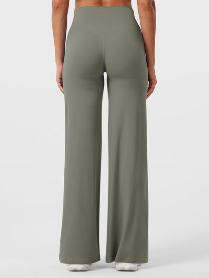 Clean-Front Straight-Leg Pant Leggings