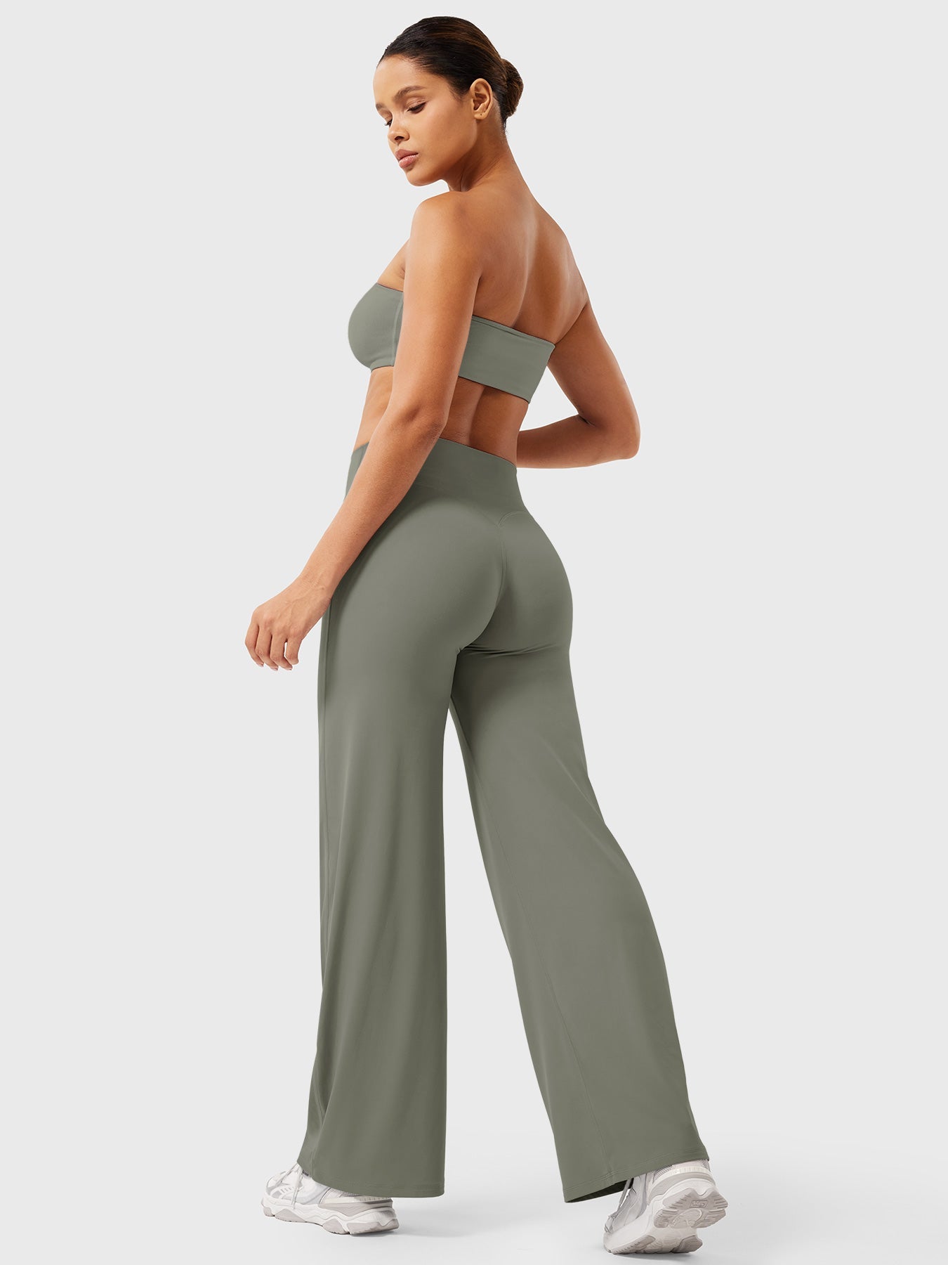 Clean-Front Straight-Leg Pant Leggings
