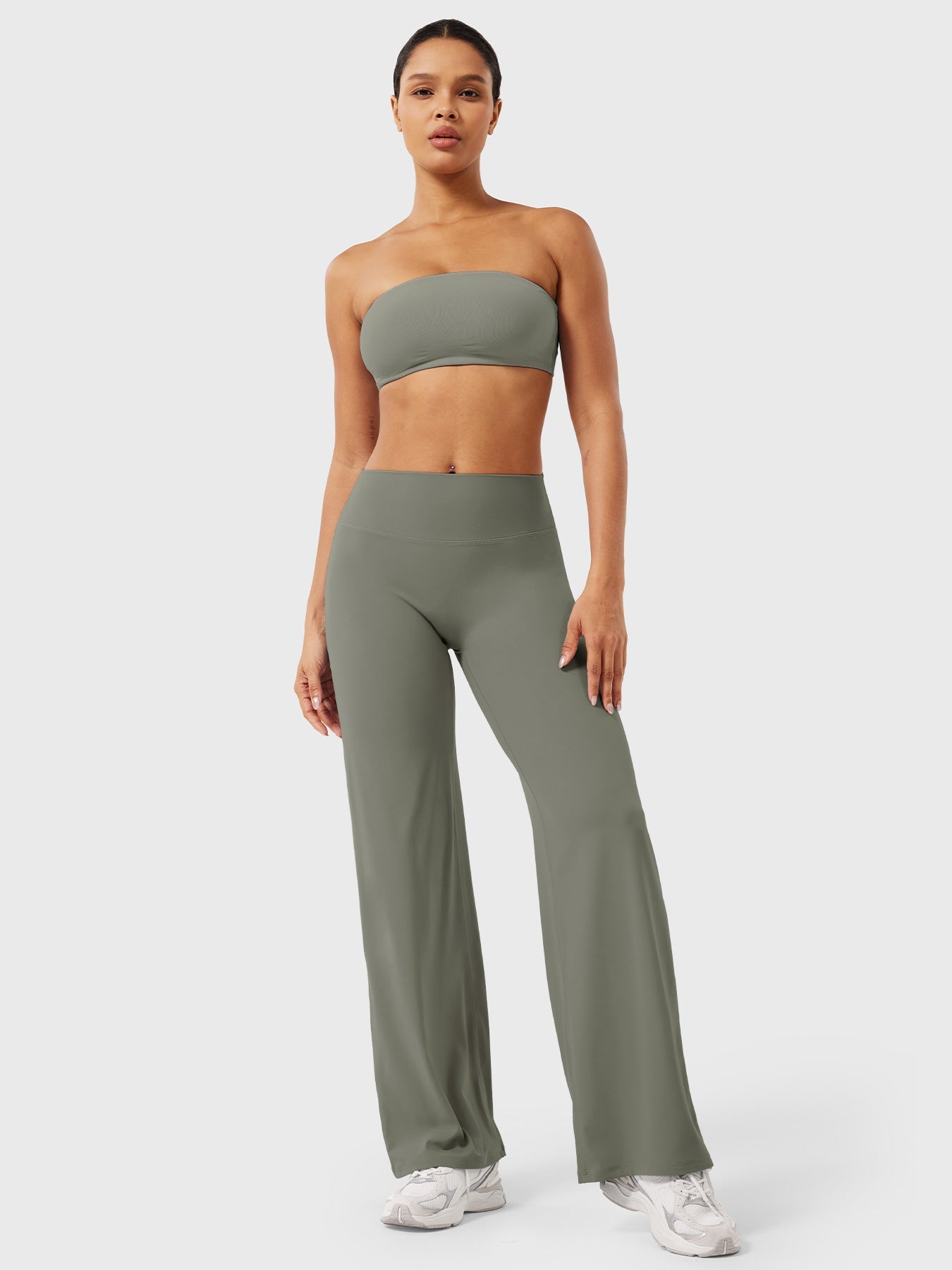 Clean-Front Straight-Leg Pant Leggings