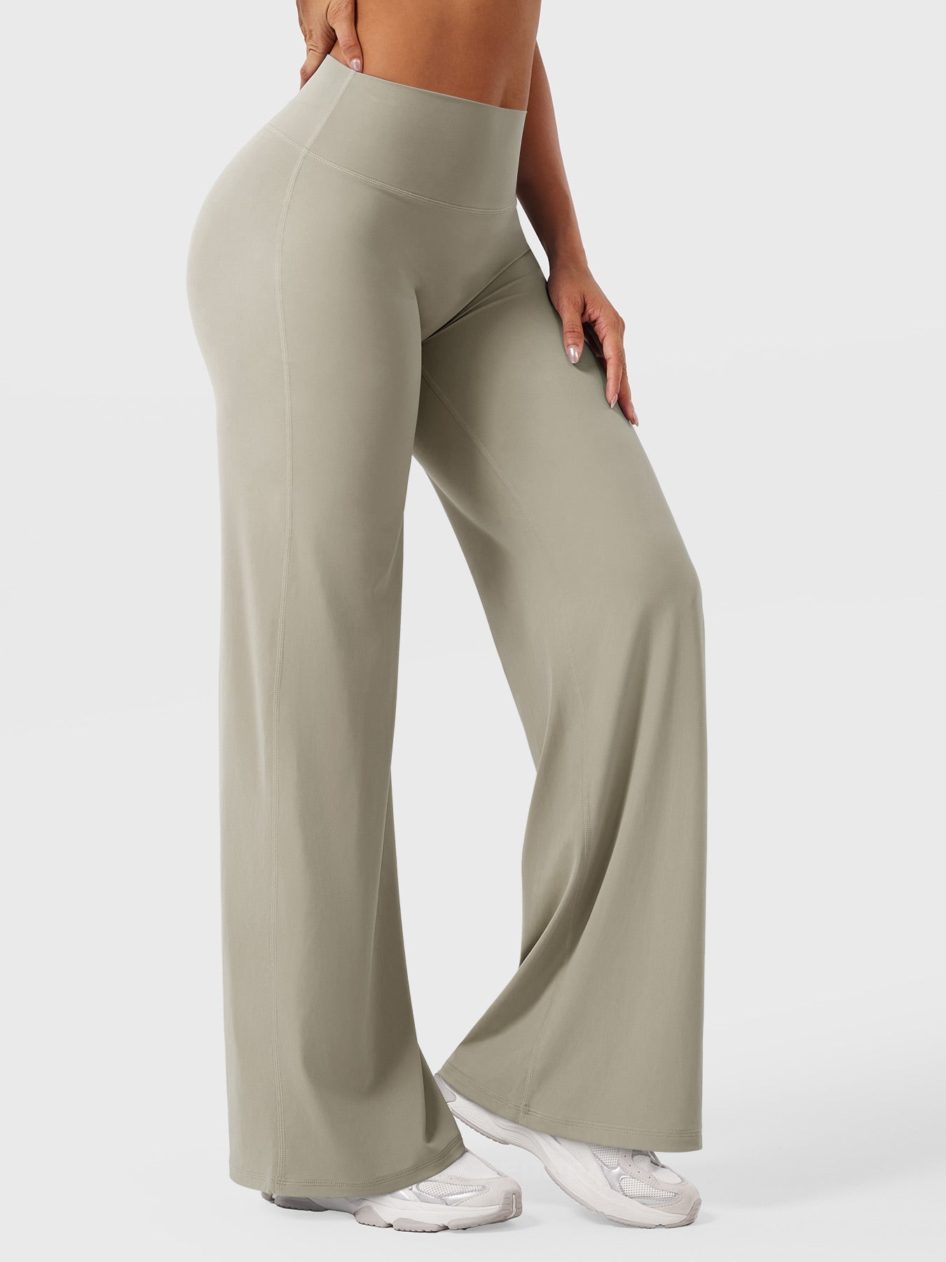 Clean-Front Straight-Leg Pant Leggings