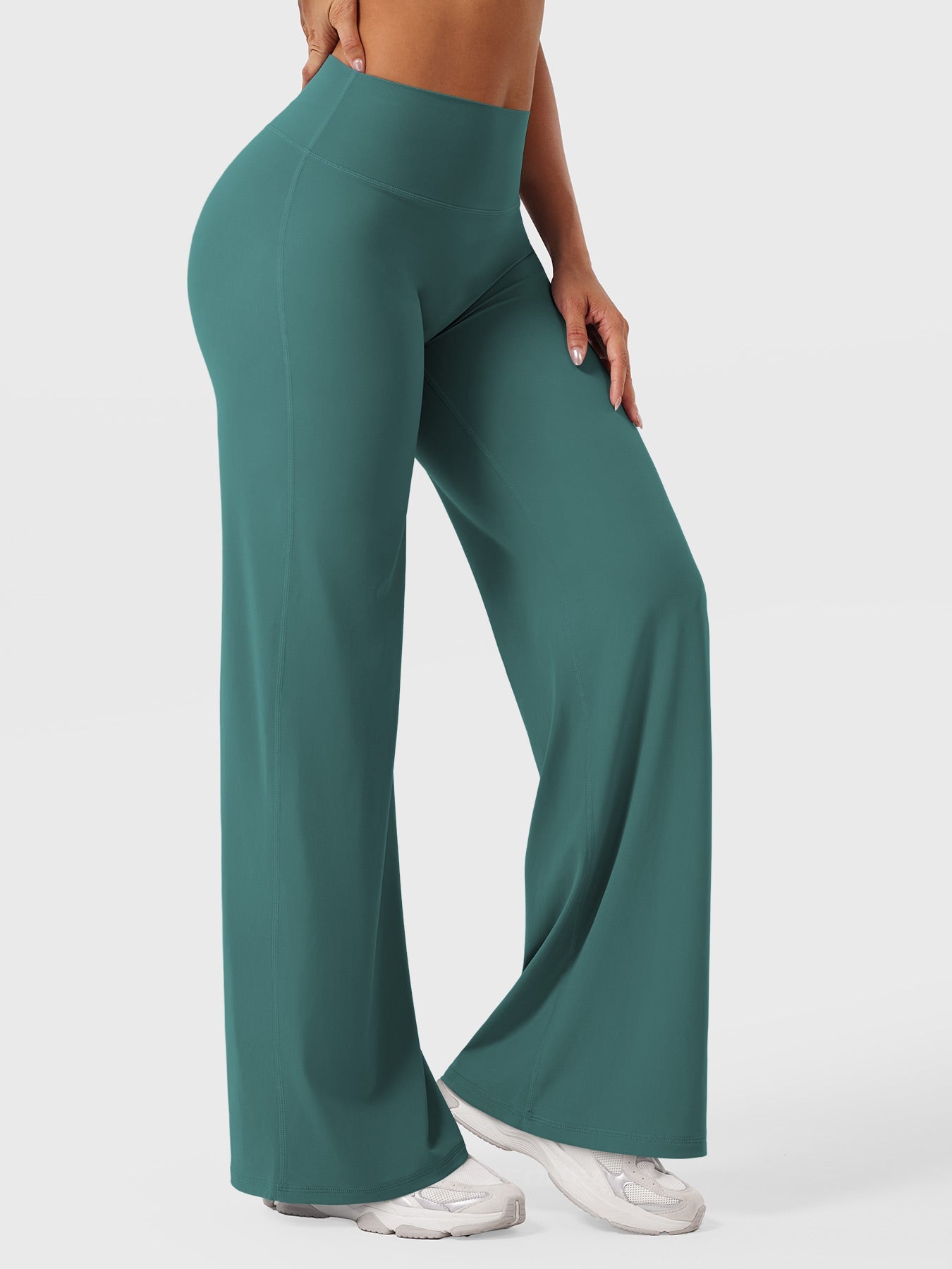 Clean-Front Straight-Leg Pant Leggings