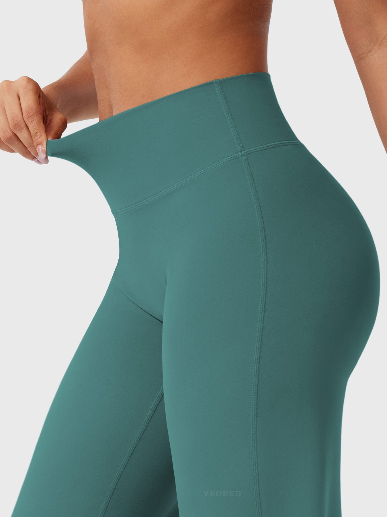 Clean-Front Straight-Leg Pant Leggings