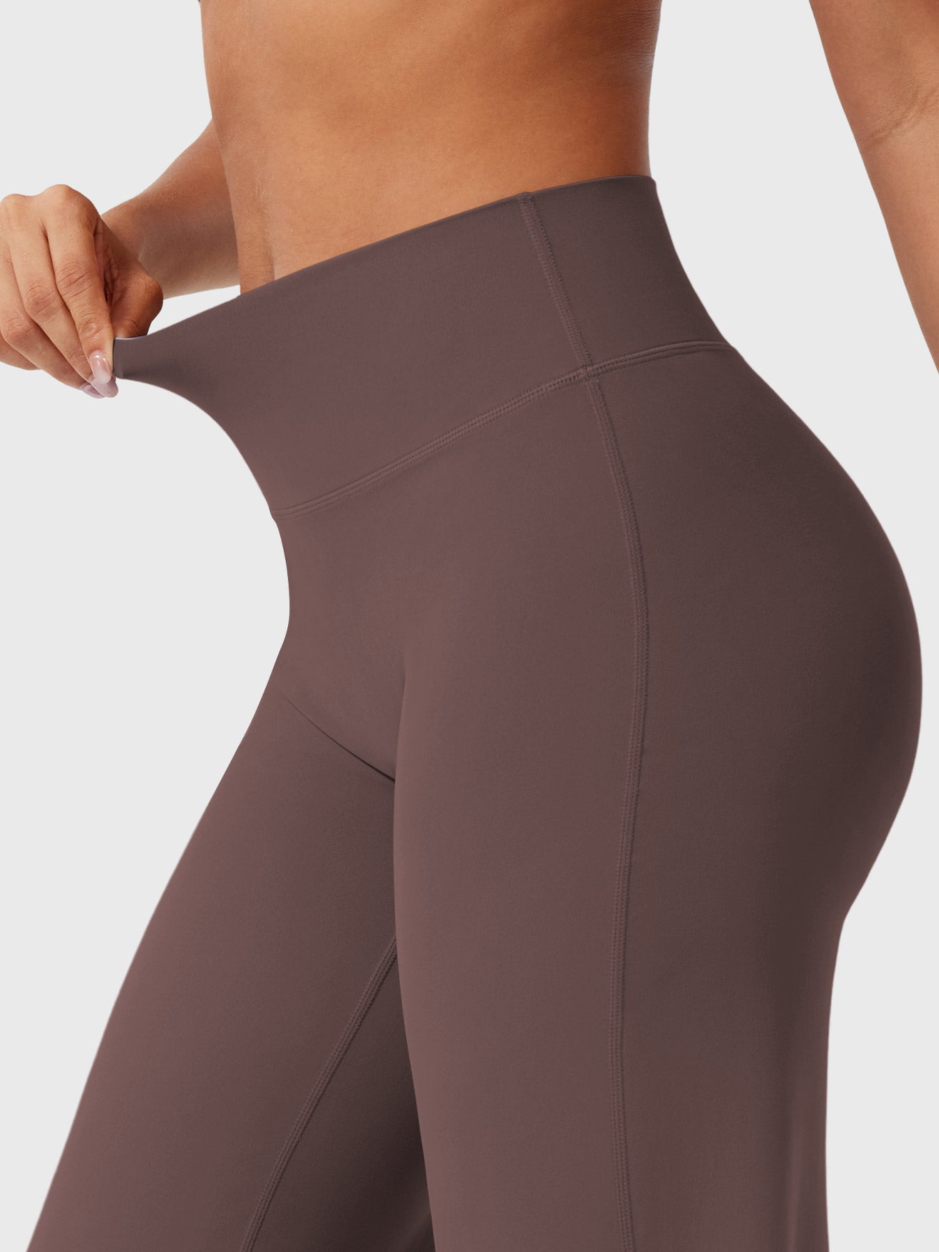 Clean-Front Straight-Leg Pant Leggings