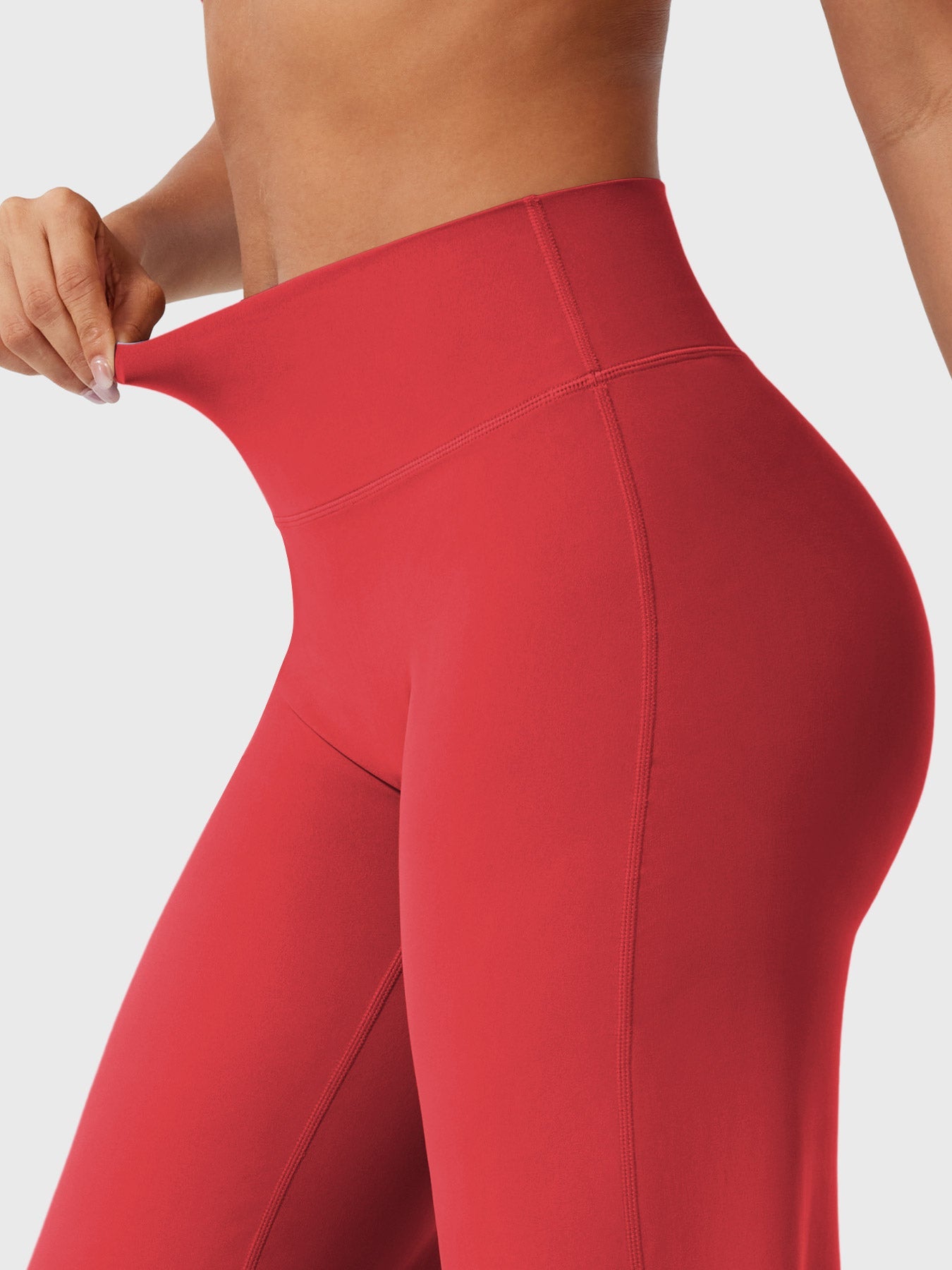Clean-Front Straight-Leg Pant Leggings
