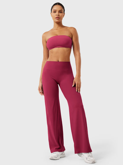 Clean-Front Straight-Leg Pant Leggings