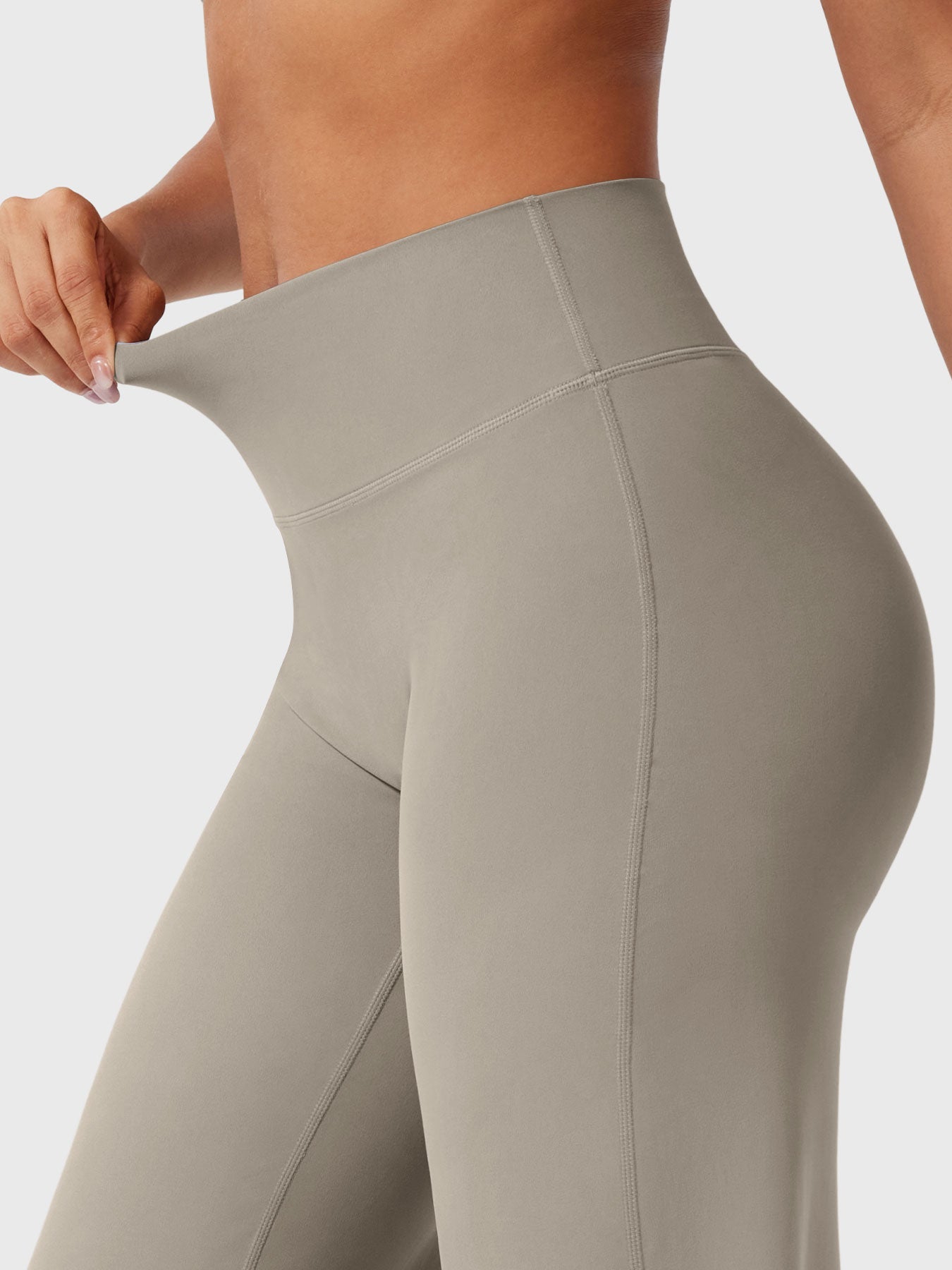 Clean-Front Straight-Leg Pant Leggings