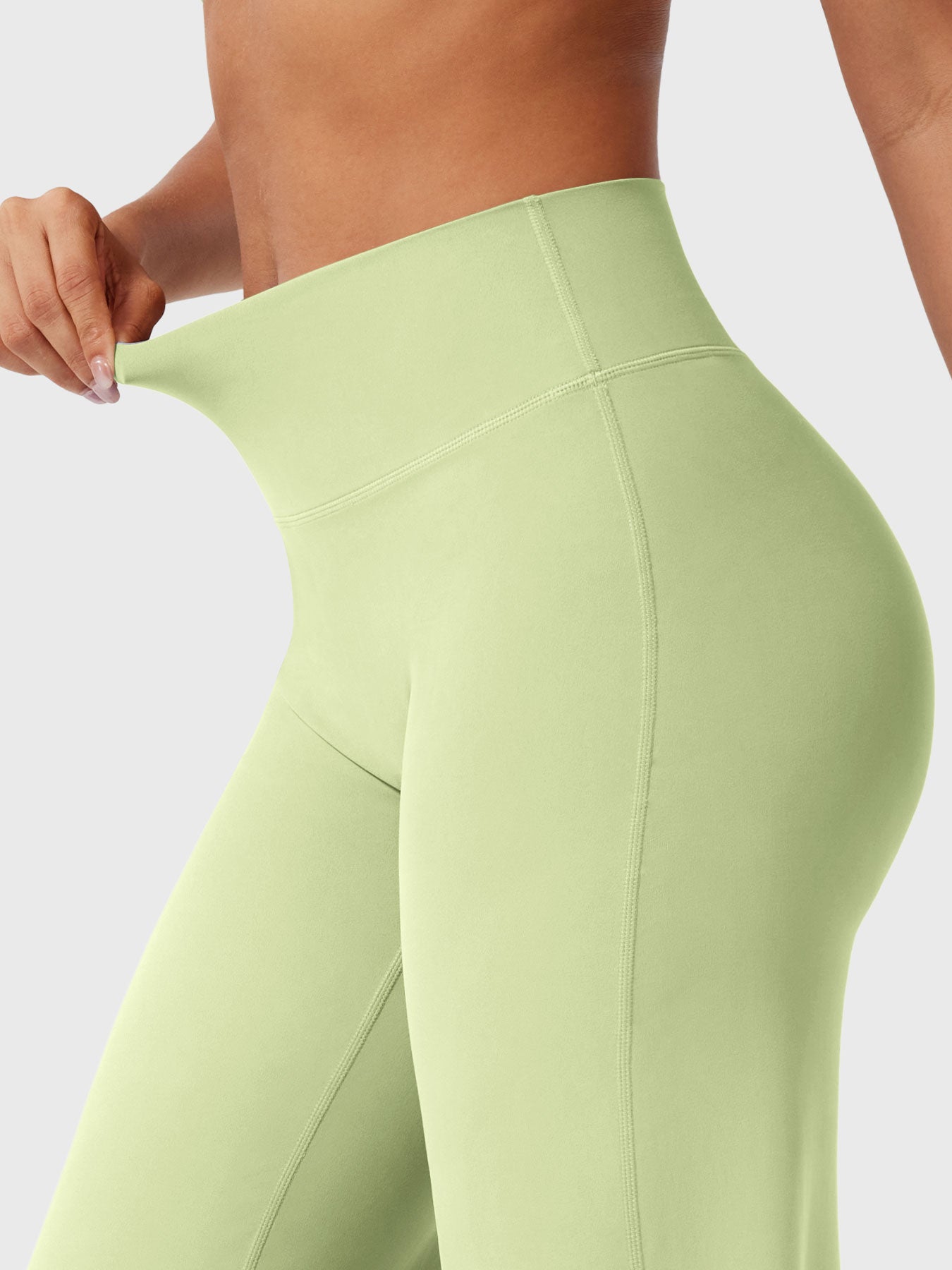 Clean-Front Straight-Leg Pant Leggings